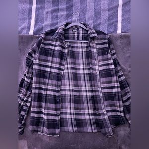 Oniel Black and Gray Flannel